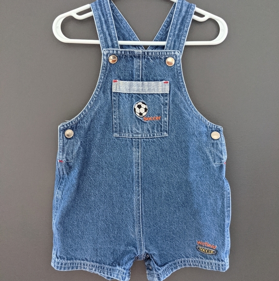 Circo Other - Denim shortalls with soccer embroidery